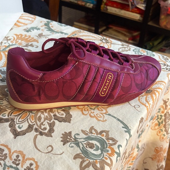 Coach Kirby Sateen Shoes - Plum - Picture 6 of 10